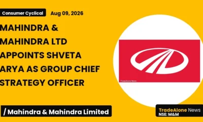 Mahindra & Mahindra Ltd (M&M) Appoints Shveta Arya as Group Chief Strategy Officer