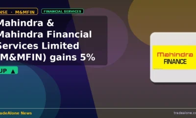 Mahindra & Mahindra Financial Services Limited M&MFIN gains 5% intraday