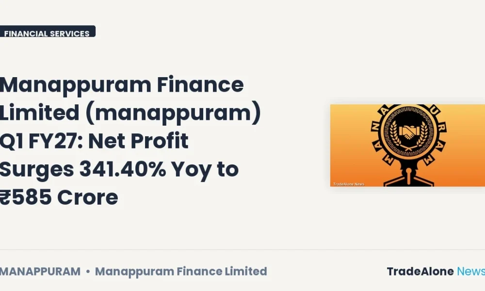 Manappuram Finance Limited Manappuram Q1 FY27 Results