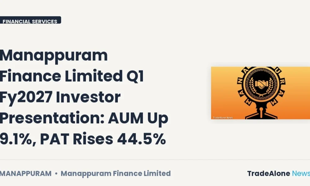 Manappuram Finance Limited Manappuram Q1 Fy2027