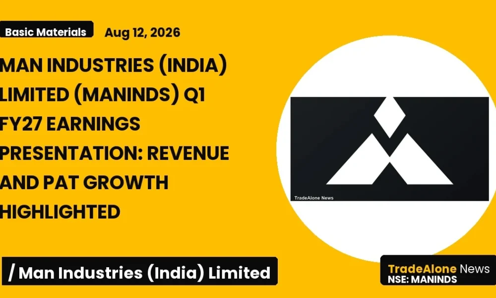 Man Industries (india) Limited Maninds Q1 FY27 Earnings
