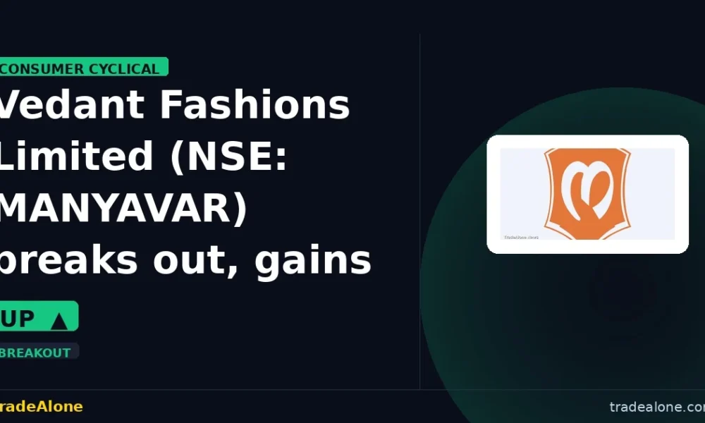 Vedant Fashions Limited MANYAVAR breaks out