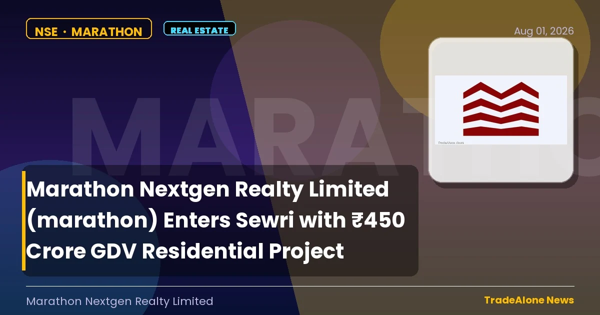 Marathon Nextgen Realty Limited Marathon Enters Sewri ₹450 Crore Project