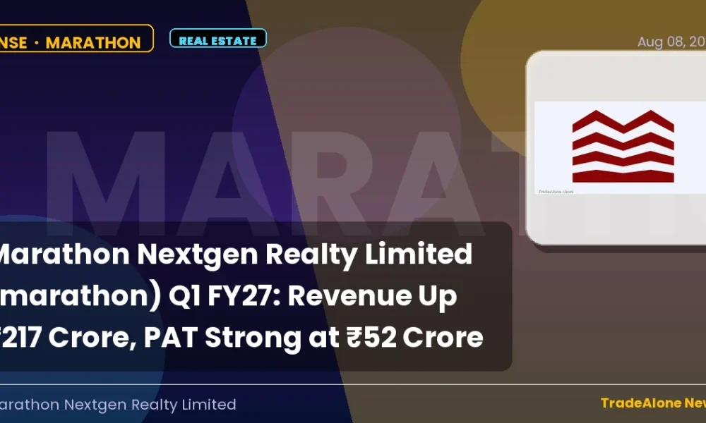 Marathon Nextgen Realty Limited Marathon Q1 FY27 Results