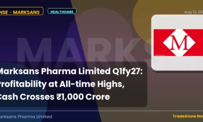 Marksans Pharma Limited Q1fy27 Results