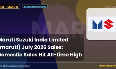 Maruti Suzuki India Limited Maruti July 2026 Sales