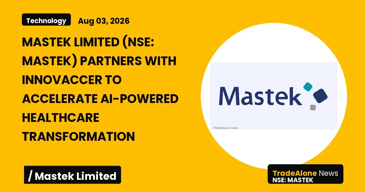Mastek Limited NSE Mastek Partnership Event