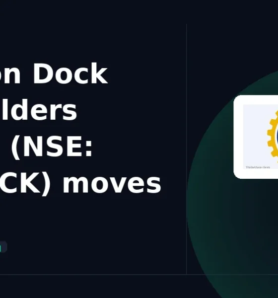 Mazagon Dock Shipbuilders Limited MAZDOCK 6% intraday gain