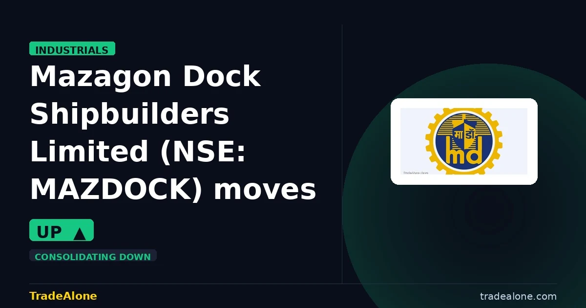 Mazagon Dock Shipbuilders Limited MAZDOCK 6% intraday gain