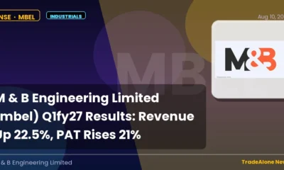 M & B Engineering Limited MBEL Q1fy27 Results