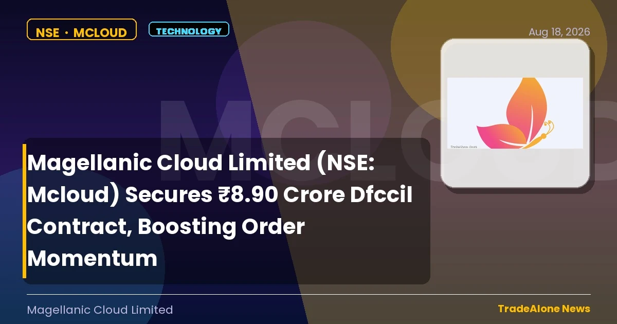 Magellanic Cloud Limited NSE Mcloud Dfccil Contract Win