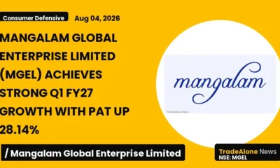 Mangalam Global Enterprise Limited MGEL Q1 FY27 Results