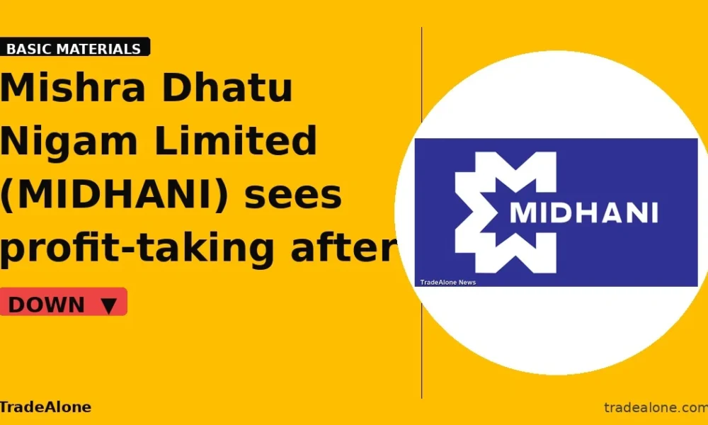 Mishra Dhatu Nigam Limited MIDHANI pullback after breakout
