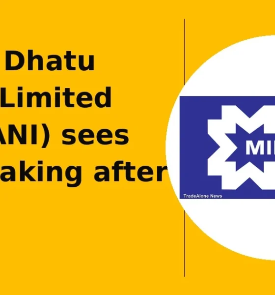 Mishra Dhatu Nigam Limited MIDHANI pullback after breakout