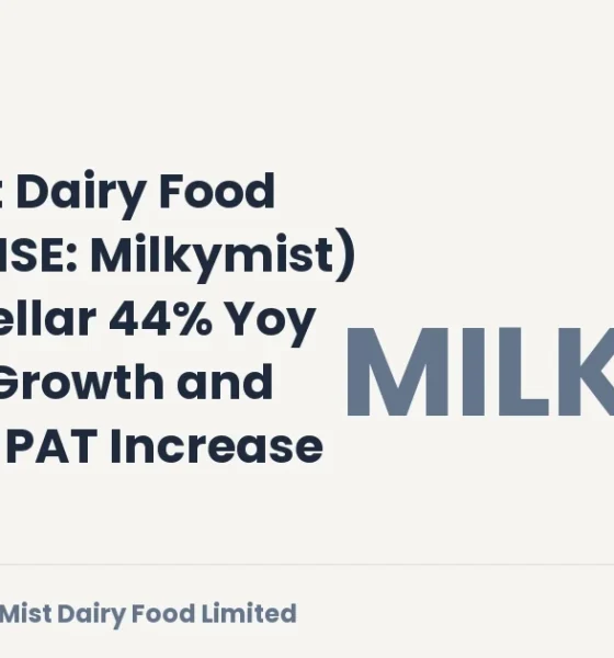 Milky Mist Dairy Food Limited Q1fy27 Results
