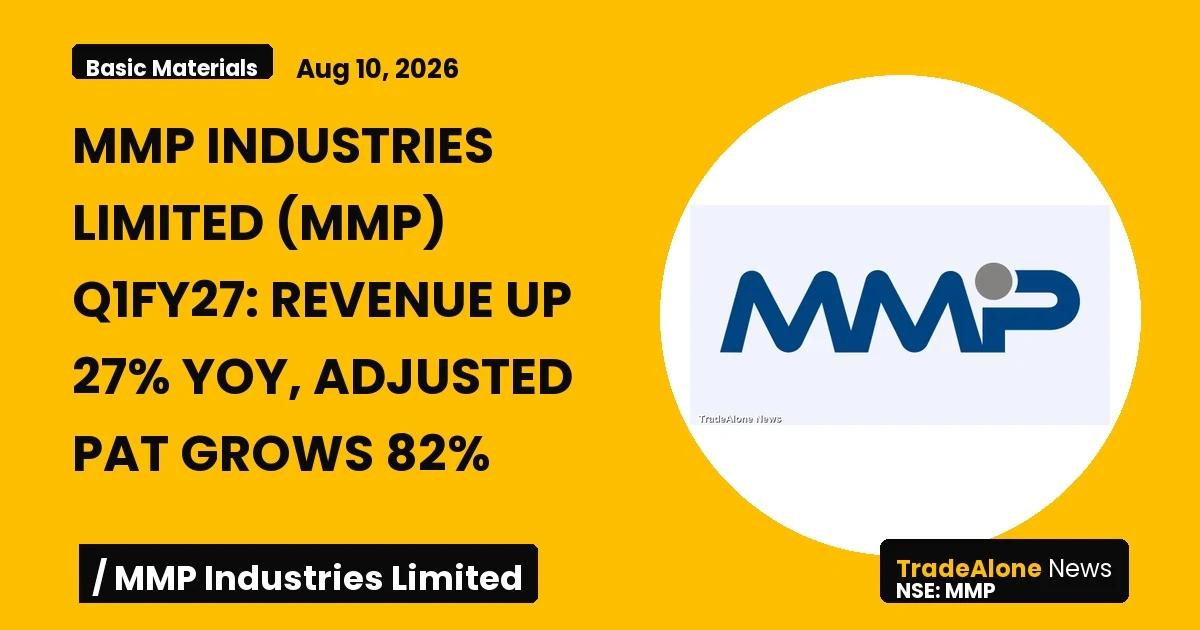 Mmp Industries Limited MMP Q1fy27 Results