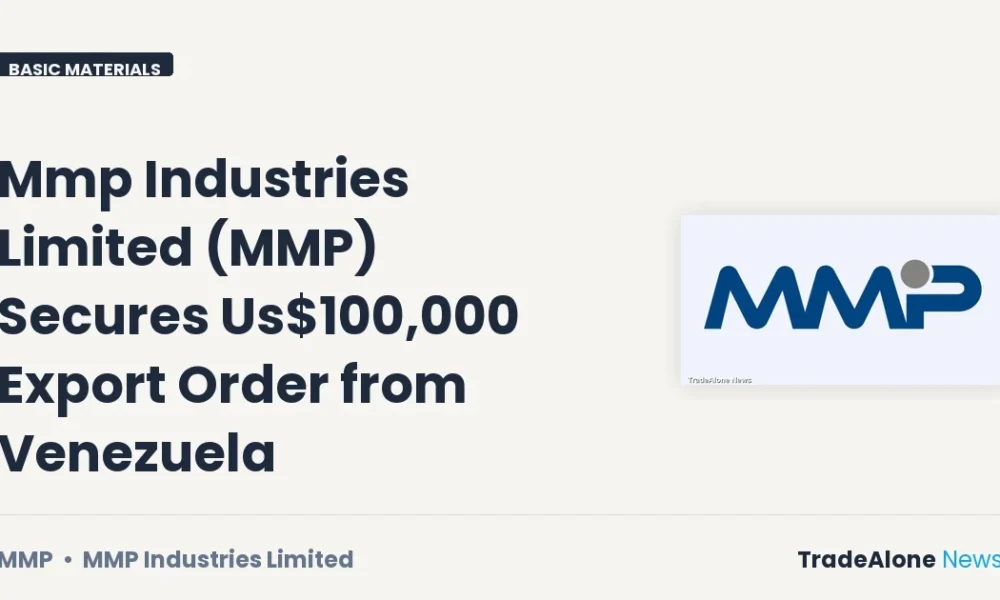 Mmp Industries Limited NSE MMP Export Order Venezuela