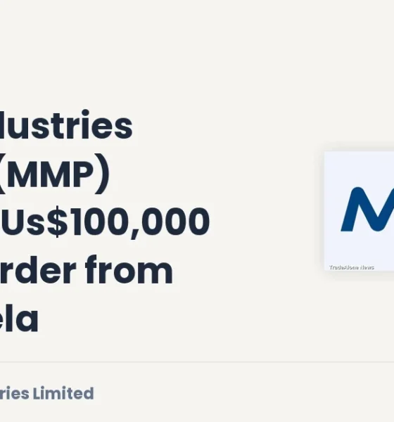 Mmp Industries Limited NSE MMP Export Order Venezuela