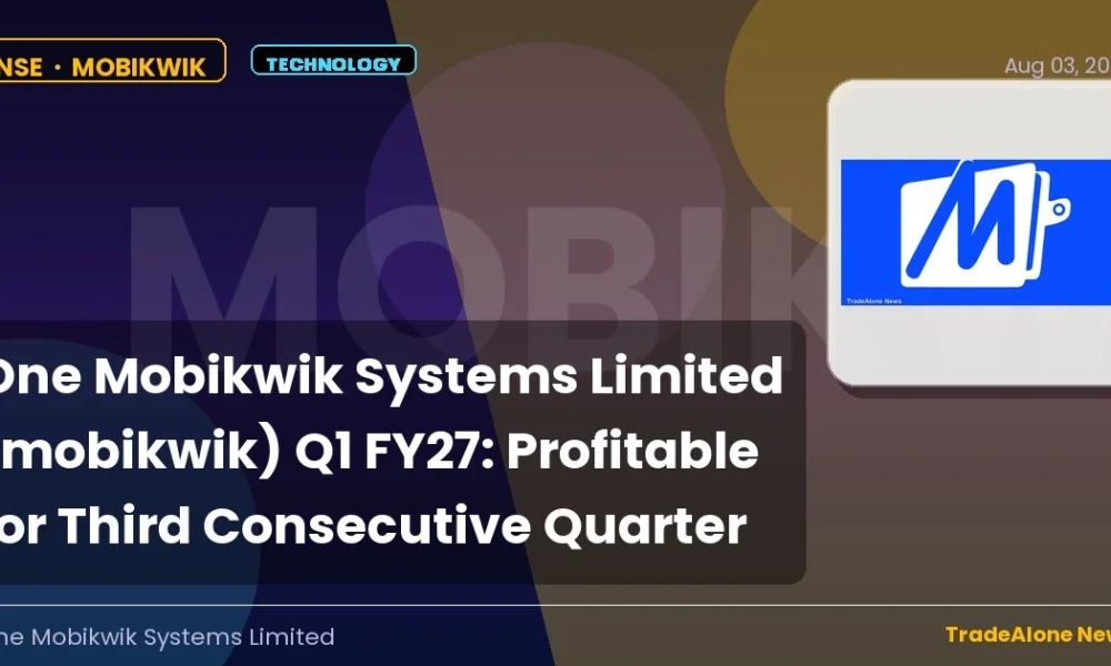 One Mobikwik Systems Limited Mobikwik Q1 FY27 Results