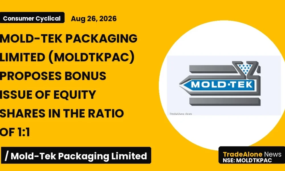 Mold-tek Packaging Limited Moldtkpac Bonus Issue