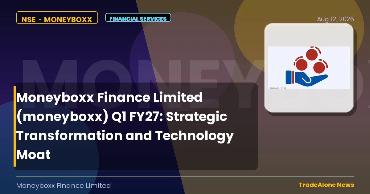Moneyboxx Finance Limited Moneyboxx Q1 FY27 Strategic Transformation