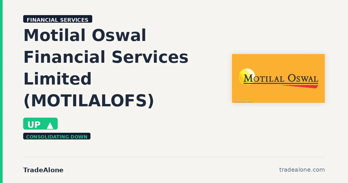 Motilal Oswal Financial Services Limited MOTILALOFS moves up 5% intraday