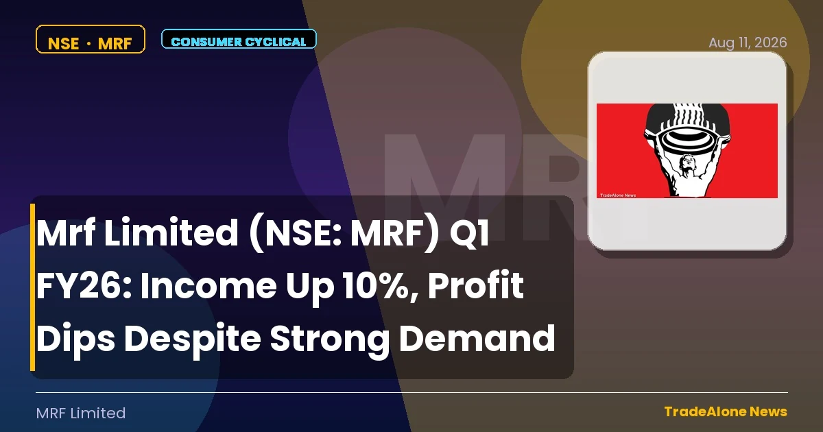Mrf Limited NSE MRF Q1 FY26 Results