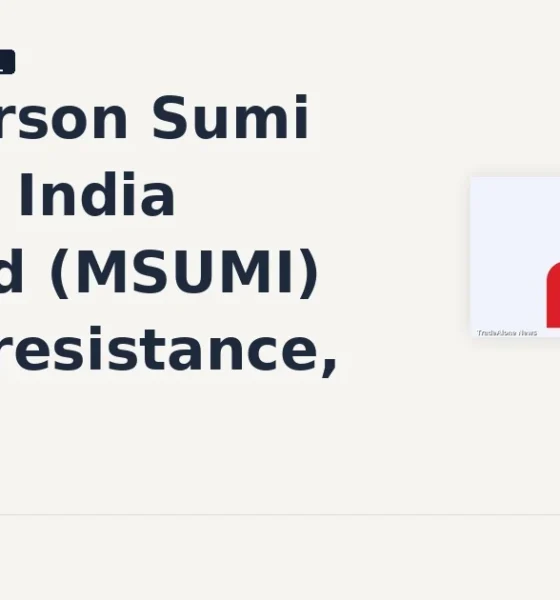 Motherson Sumi Wiring India Limited MSUMI nears resistance