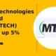 Mtar Technologies Limited MTARTECH climbs up 5% intraday