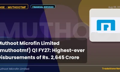 Muthoot Microfin Limited Muthootmf Q1 FY27 Results