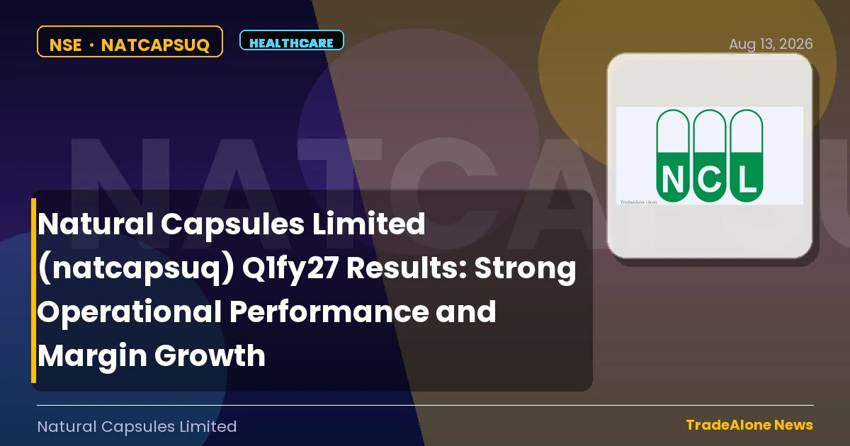 Natural Capsules Limited Natcapsuq Q1fy27 Results