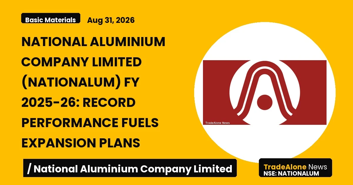 National Aluminium Company Limited Nationalum FY 2025-26 Results