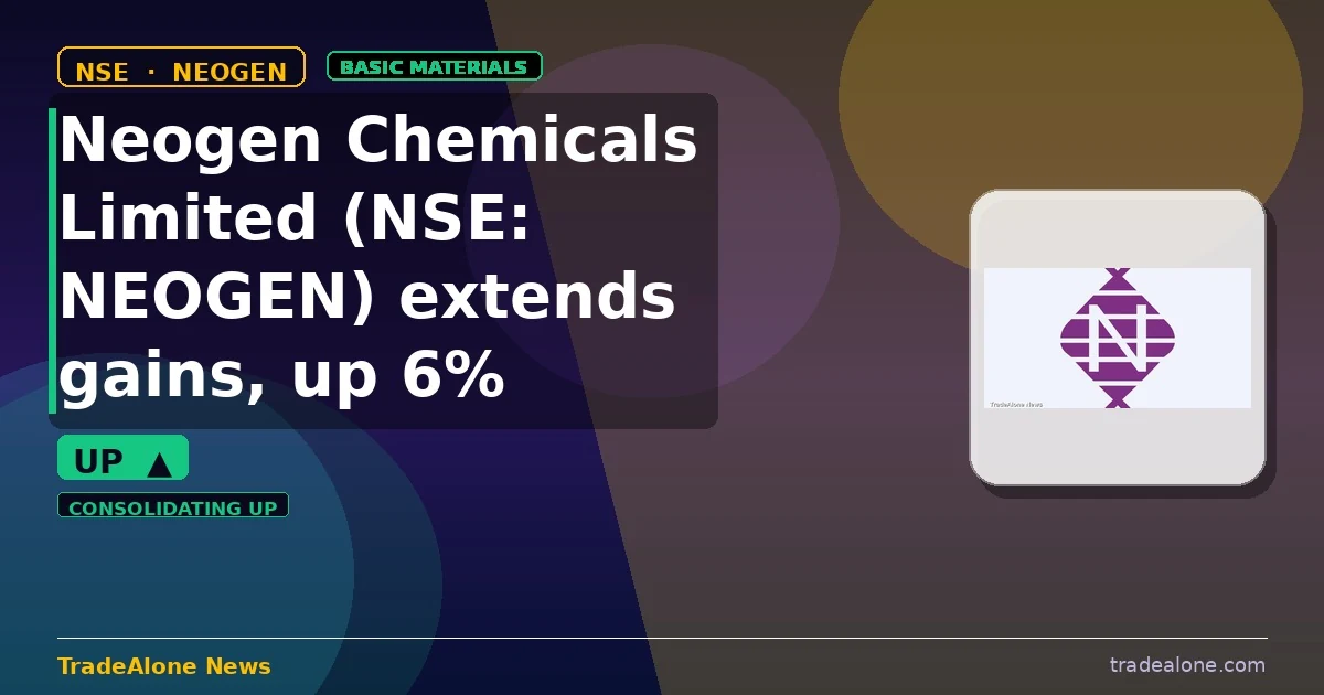 Neogen Chemicals Limited NSE: NEOGEN extends gains