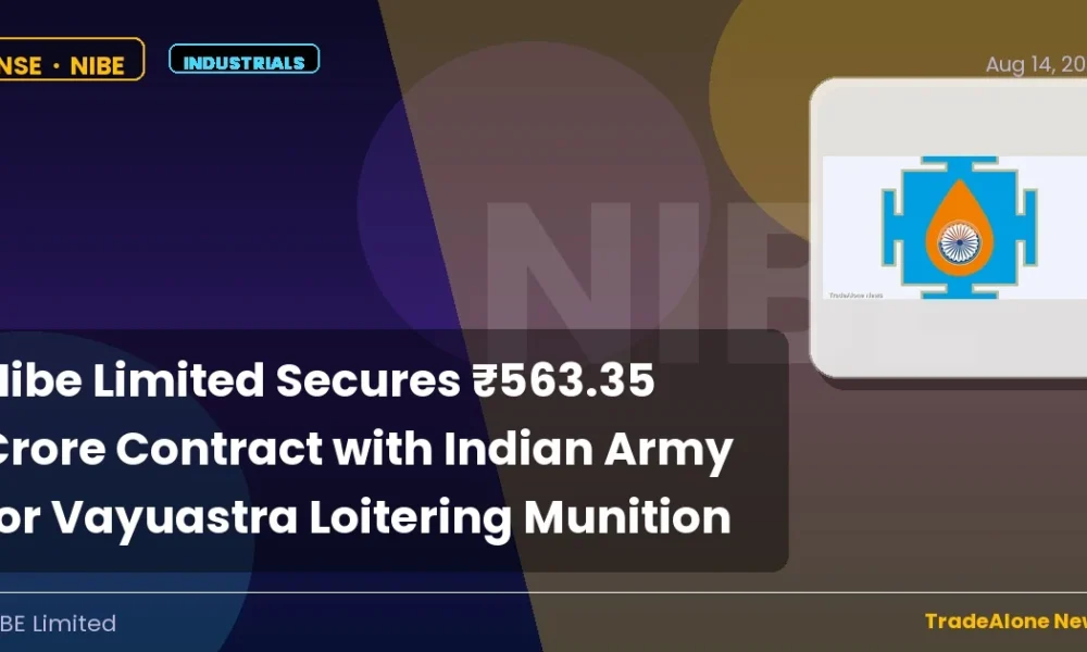 Nibe Limited NSE NIBE Secures ₹563.35 Crore Contract