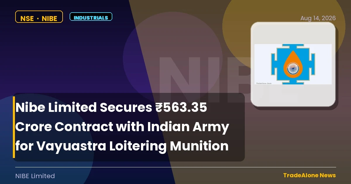 Nibe Limited NSE NIBE Secures ₹563.35 Crore Contract