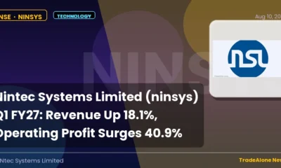 Nintec Systems Limited Ninsys Q1 FY27 Results