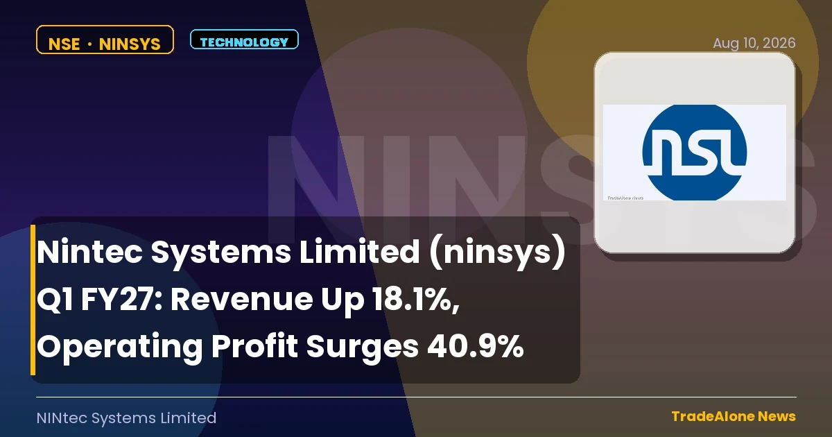 Nintec Systems Limited Ninsys Q1 FY27 Results