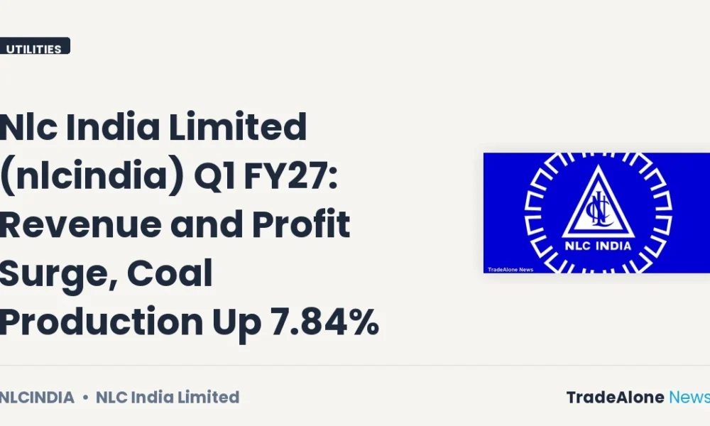 Nlc India Limited Nlcindia Q1 FY27 Results
