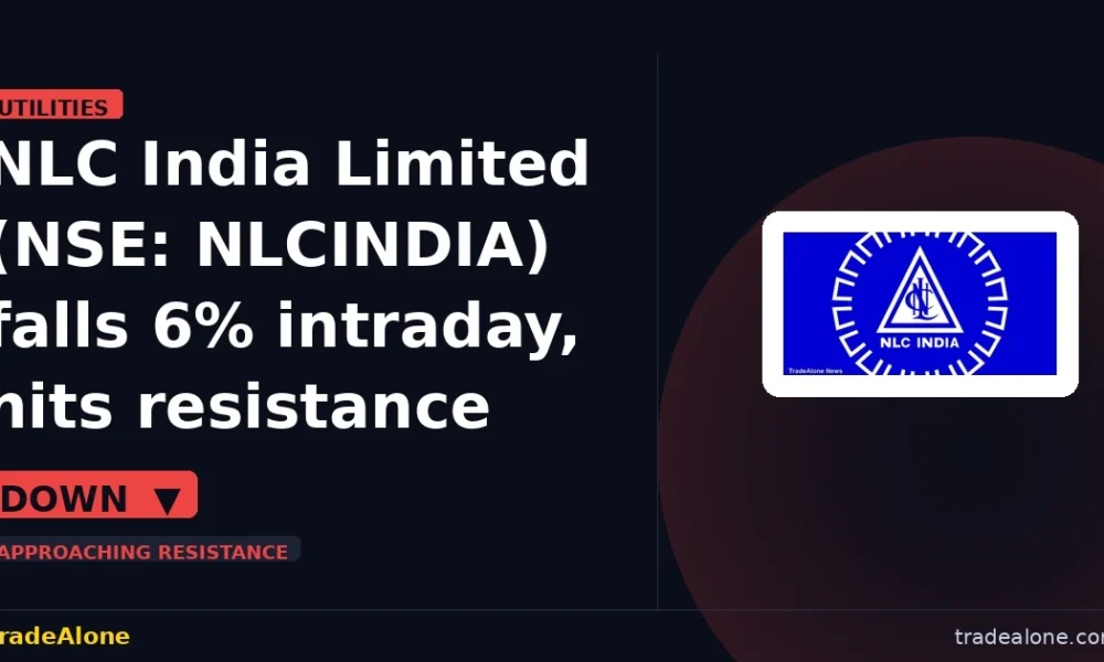 NLC India Limited NSE: NLCINDIA hits resistance