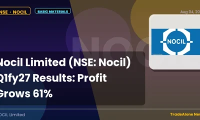 Nocil Limited NSE NOCIL Q1fy27 Results