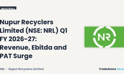 Nupur Recyclers Limited NSE: NRL Q1 Fy26-27 Results