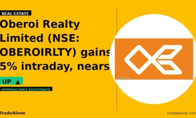 Oberoi Realty Limited NSE: OBEROIRLTY gains 5% intraday