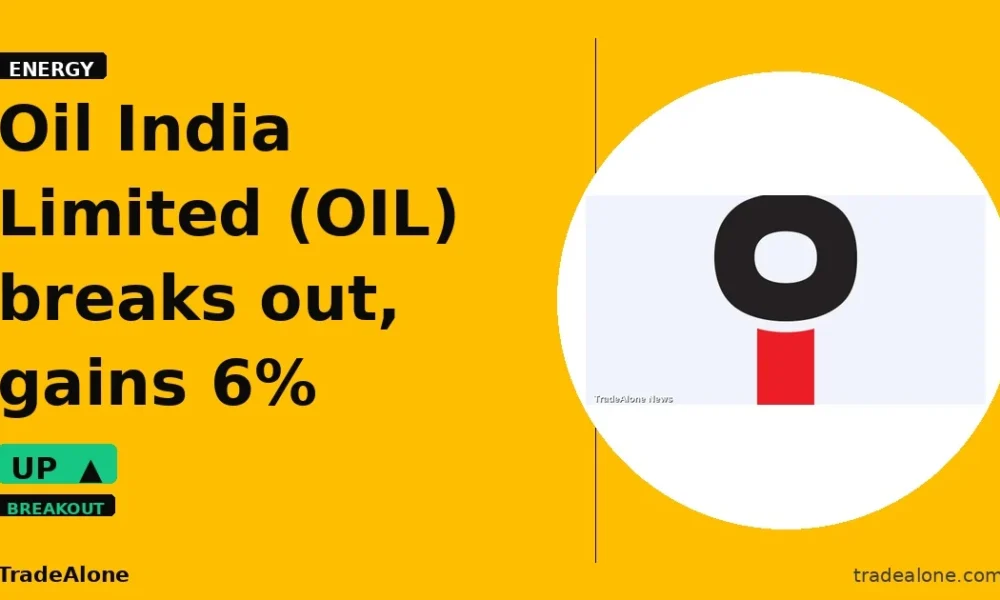 Oil India Limited OIL breaks out