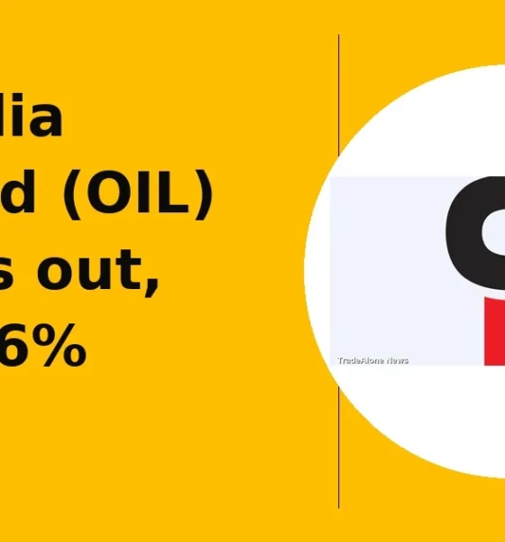 Oil India Limited OIL breaks out