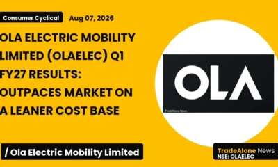 Ola Electric Mobility Limited Olaelec Q1 FY27 Results