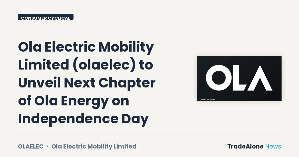 Ola Electric Mobility Limited Olaelec Independence Day