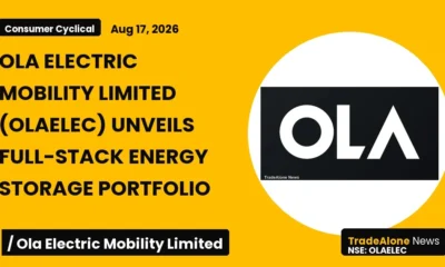 Ola Electric Mobility Limited Olaelec August 2026 Energy Storage Portfolio