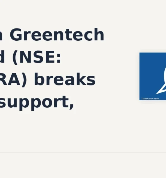 Olectra Greentech Limited NSE: OLECTRA breaks below support