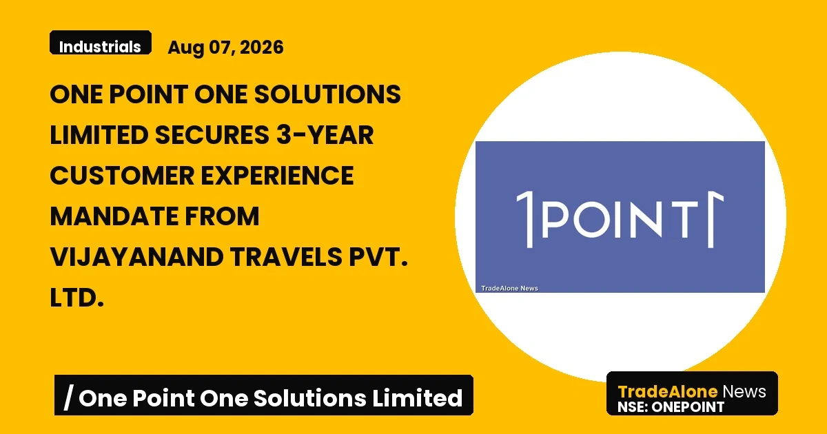 One Point One Solutions Limited Onepoint 3-year Customer Experience Mandate