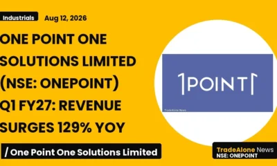 One Point One Solutions Limited NSE Onepoint Q1 FY27